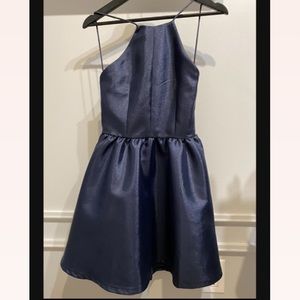 Chelsea navy blue mini dress
